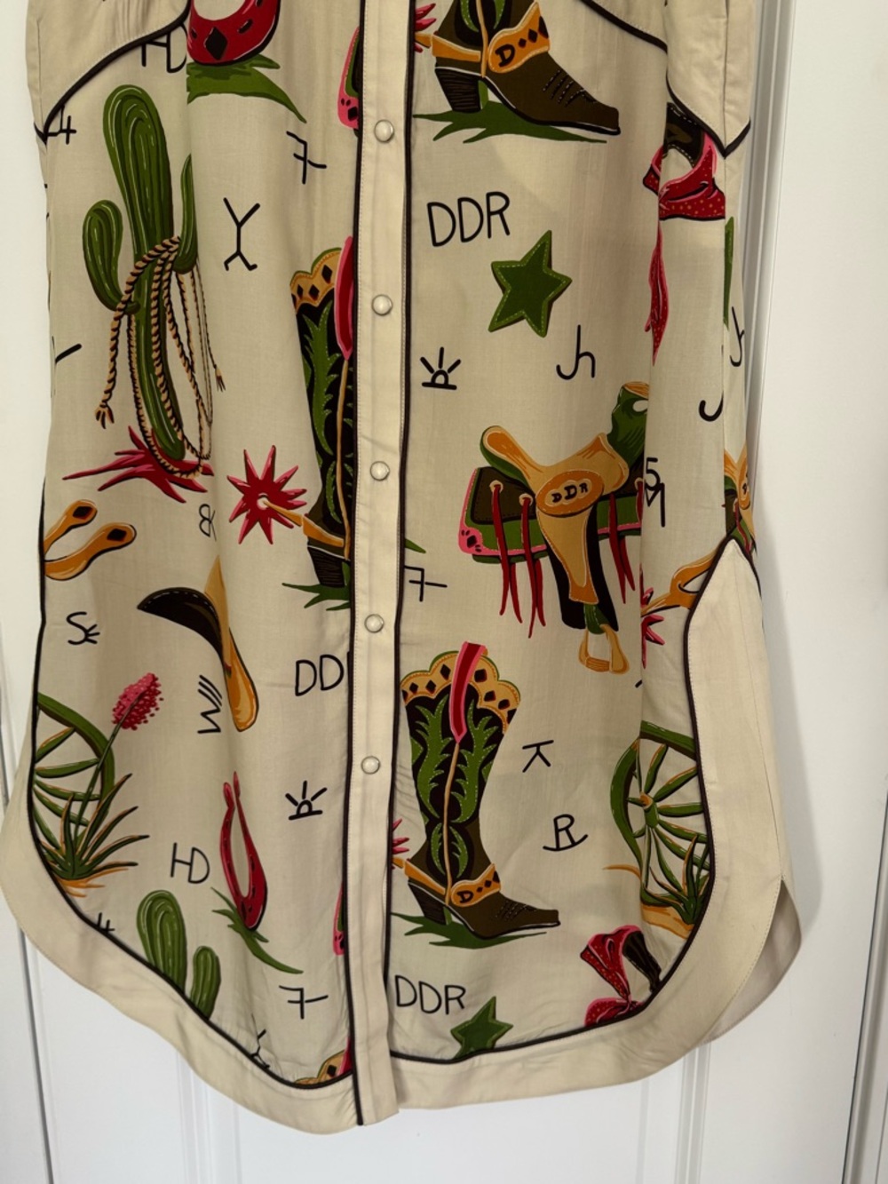 Double D Ranch Atomic Ranch Printed A-Line Skirt - Picture 5 of 16